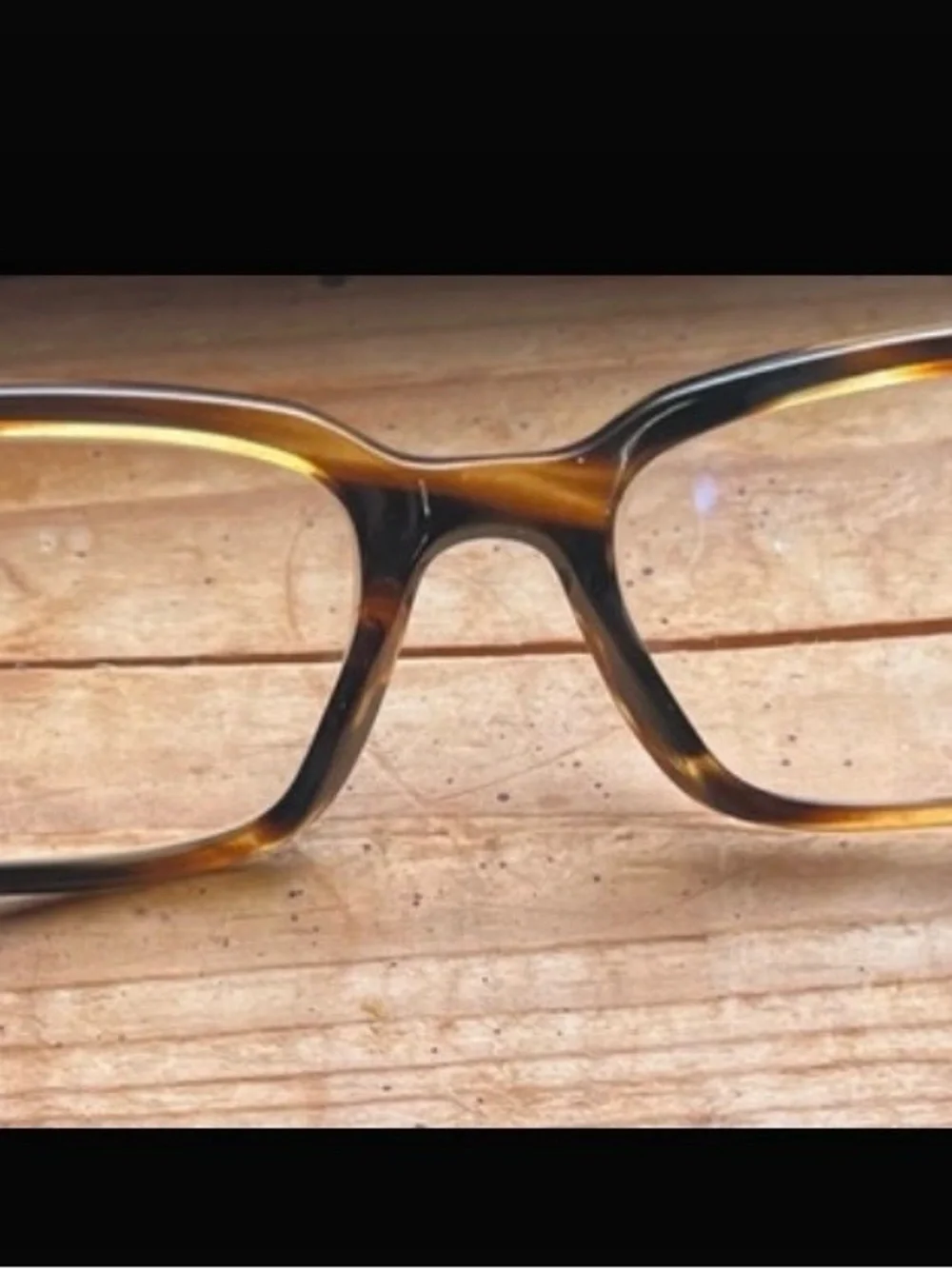 Oliver Peoples Men’s Tortoise Shell Acetate Glasses - Brown/Amber